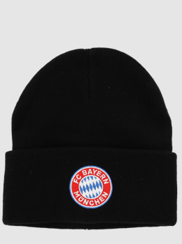 FC Bayern München - Strickmütze Logo schwarz
